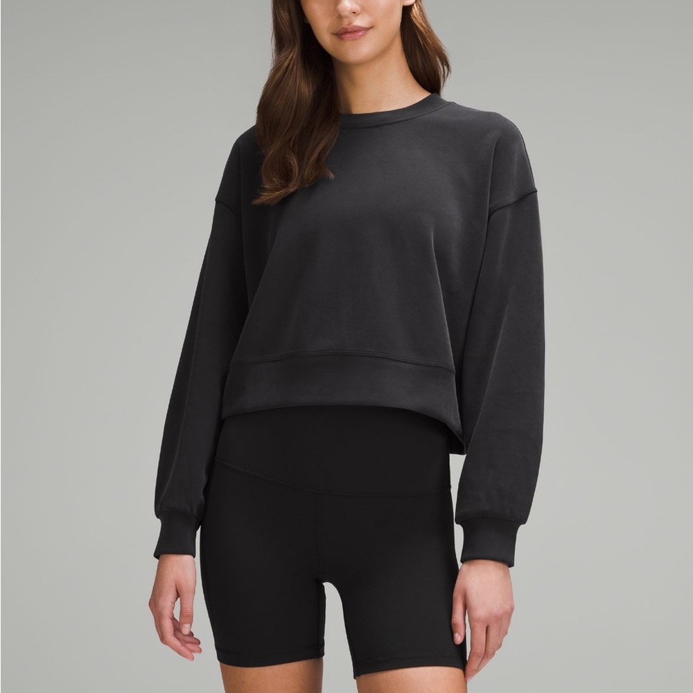 Lululemon Perfectly Oversized Crop Crewneck Softstreme Sweatshirt